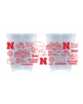 Nebraska Shatterproof Cups - Set of 8 PRE-ORDER